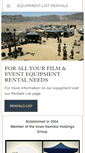 Mobile Screenshot of film-equipment-list.com